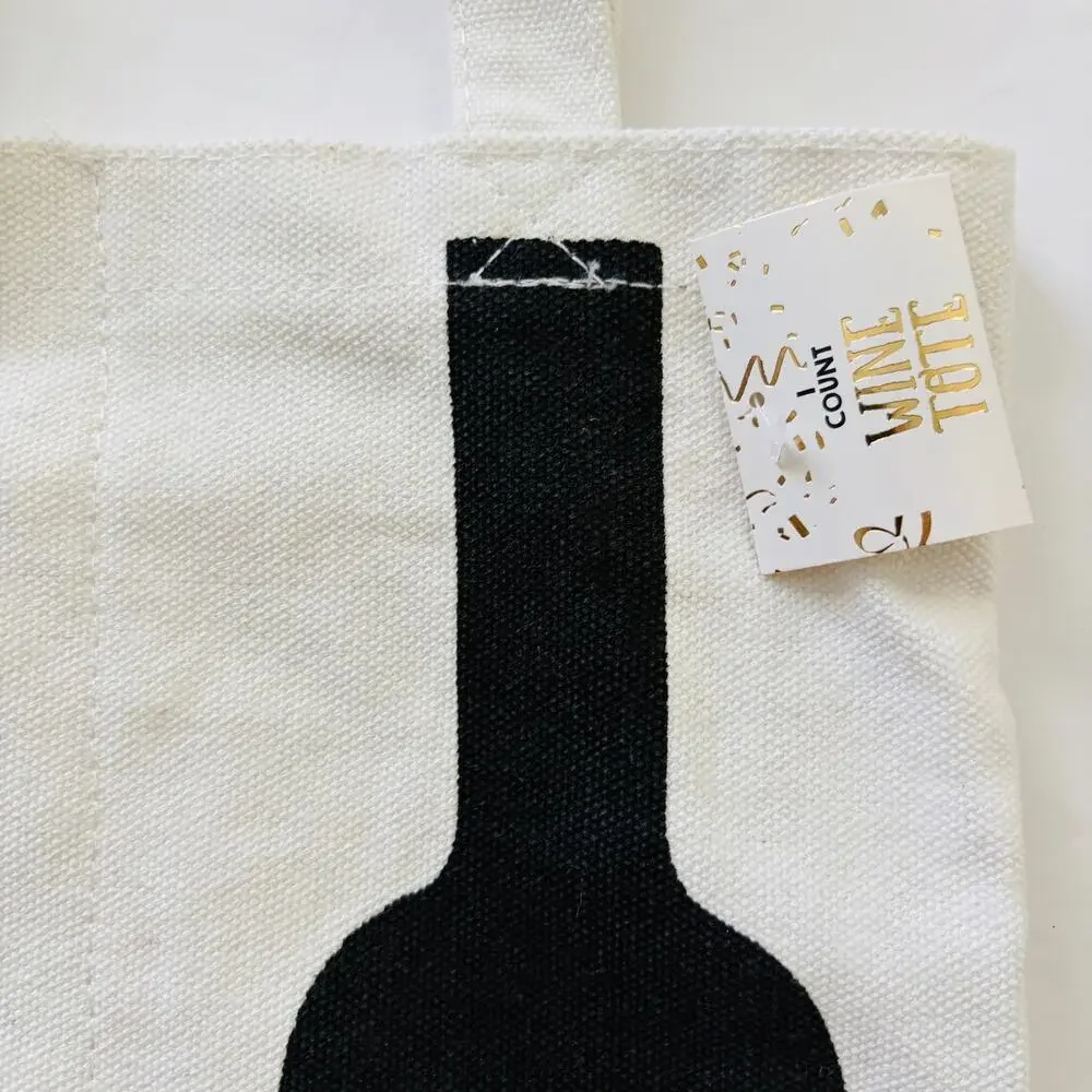 Target | Wedding Mr. Mrs. Canvas Wine Bottle Gift Bag NWT